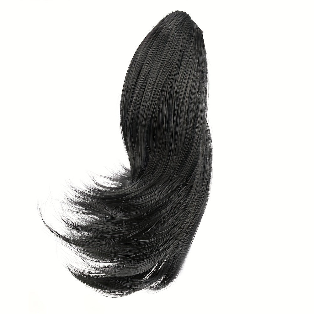 Short Claw Clip Ponytail Extension Curly Hairpiece Hair Piece Wavy High Ponytails Synthetic Heat Friendly Fiber For Women Girls