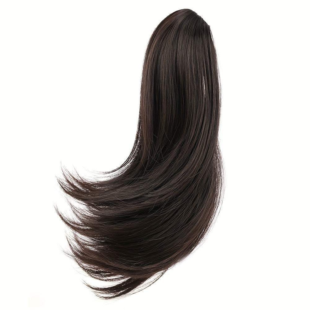 Short Claw Clip Ponytail Extension Curly Hairpiece Hair Piece Wavy High Ponytails Synthetic Heat Friendly Fiber For Women Girls