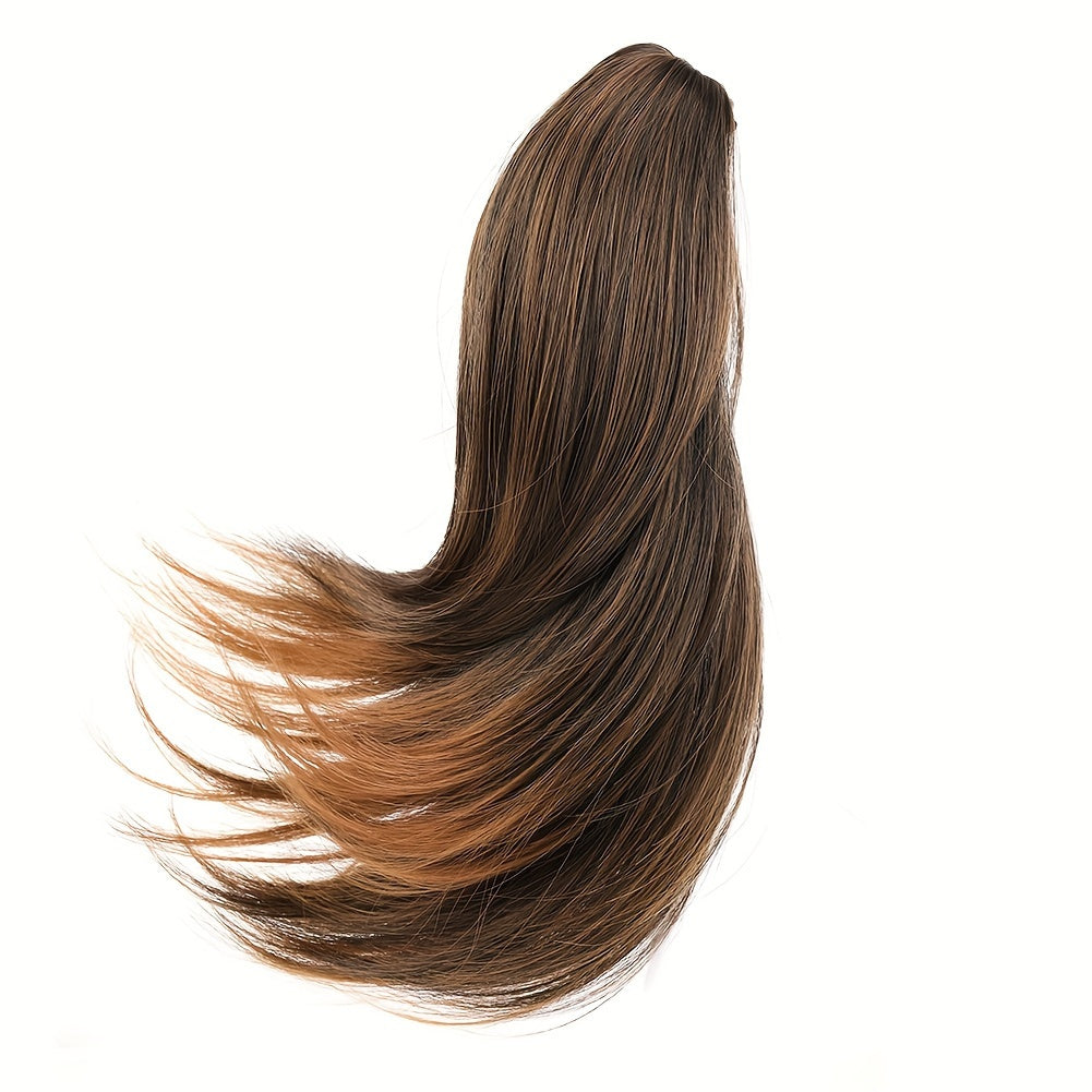 Short Claw Clip Ponytail Extension Curly Hairpiece Hair Piece Wavy High Ponytails Synthetic Heat Friendly Fiber For Women Girls